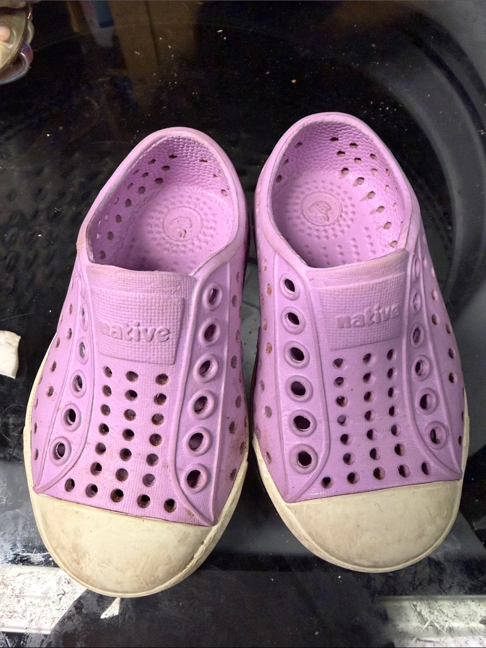 Native Kids Slip-On Water Shoes in Lavender Pink